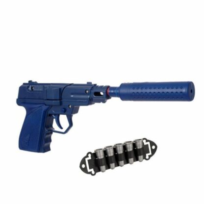 Die Cast Metal 8 Shot Cap Gun With Silencer. - Image 4