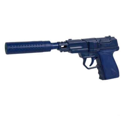 Die Cast Metal 8 Shot Cap Gun With Silencer. - Image 2